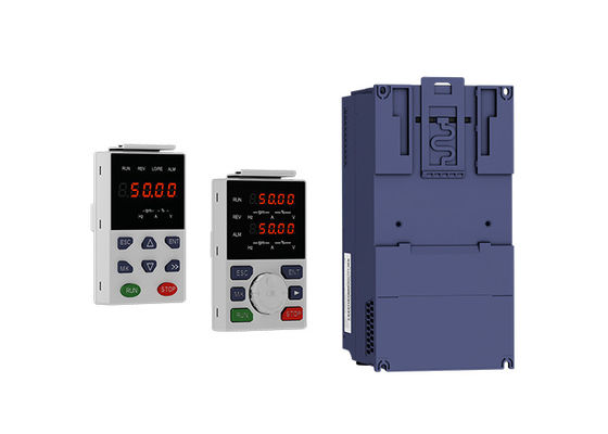 VFD500 with optional LCD keypad and dual display keypad for easy operation