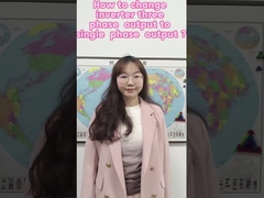 Làm thế nào để thay đổi 220V biến tần ba giai đoạn để một giai đoạn đầu ra?