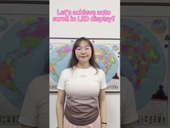 Làm thế nào để đạt được tự động cuộn trong màn hình LED của VEIKONG inverters?