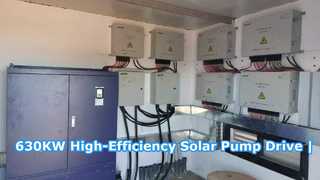 Ổ đĩa bơm năng lượng mặt trời hiệu suất cao 630KW