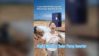 Biến tần bơm năng lượng mặt trời VEIKONG 55 kW | Ứng dụng thực địa tại chỗ