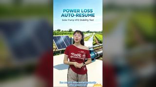 Mất điện tự động chạy trong bộ truyền động bơm năng lượng mặt trời