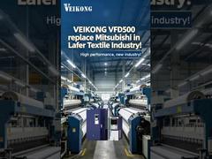 VEIKONG VFD500 thay thế mitsubishi tại nhà máy dệt lafer